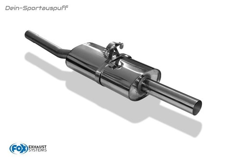 Fox edelstahl sportauspuff - edelstahl,